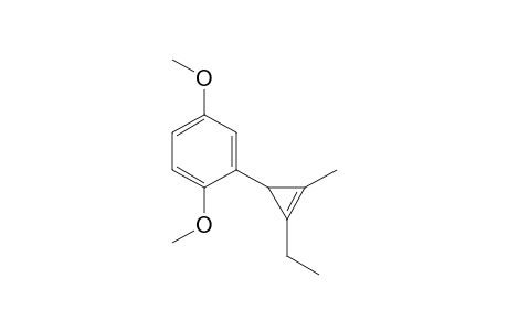 1-Methyl-2-ethyl-3-(2,5-dimethoxyphenyl)cyclopropene