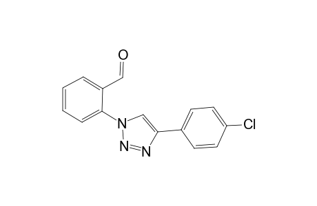 2-(4-(4-chlorophenyl)-1H-1,2,3-triazol-1-yl)benzaldehyde
