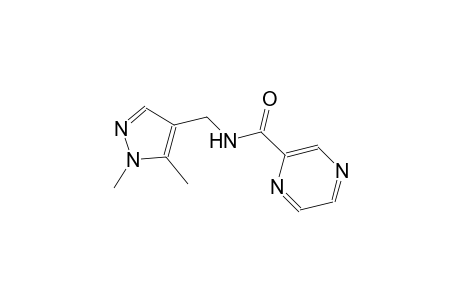 N-[(1,5-dimethyl-1H-pyrazol-4-yl)methyl]-2-pyrazinecarboxamide