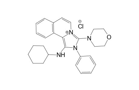1-(Cyclohexylamino)-3-(morpholin-4-yl)-2-phenyl-2H-imidazo[5,1-a]isoquinolinium Chloride