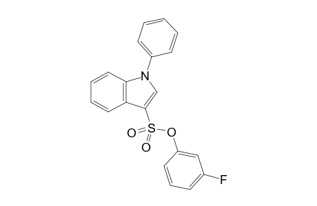 3-Fluorophenyl 1-phenyl-1H-indole-3-sulfonate