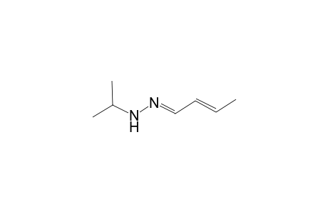 Crotonaldehyde, isopropylhydrazone