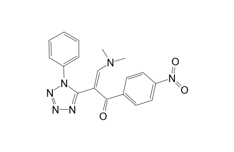 (Z)-3-(dimethylamino)-1-(4-nitrophenyl)-2-(1-phenyl-1,2,3,4-tetrazol-5-yl)prop-2-en-1-one