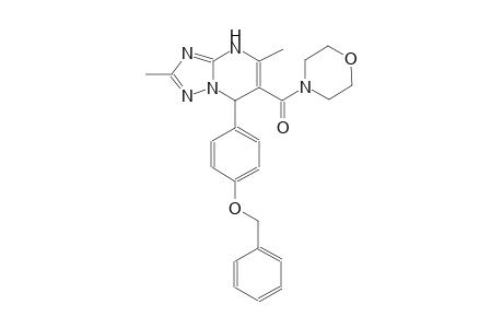 [1,2,4]triazolo[1,5-a]pyrimidine, 4,7-dihydro-2,5-dimethyl-6-(4-morpholinylcarbonyl)-7-[4-(phenylmethoxy)phenyl]-