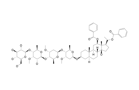 BOUCEROGENIN-I-3-O-BETA-D-GLUCOPYRANOSYL-(1->4)-6-DEOXY-3-O-METHYL-BETA-D-ALLOPYRANOSYL-(1->4)-BETA-D-CYMAROPYRANOSYL-(1->4)-BETA-D-CYMAROPYRANOSIDE