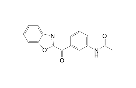 N-(3-(Benzo[d]oxazole-2-carbonyl)phenyl)acetamide