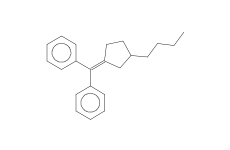 Cyclopentane, 3-butyl-1-diphenylmethylene-