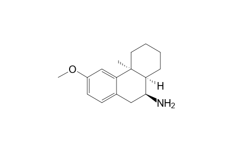 9-Phenanthrenamine, 4b,5,6,7,8,8a,9,10-octahydro-3-methoxy-4b-methyl-, (4b.alpha.,8a.alpha.,9.beta.)-(.+-.)-