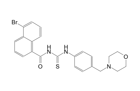 N-(5-bromo-1-naphthoyl)-N'-[4-(4-morpholinylmethyl)phenyl]thiourea