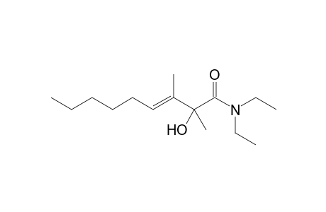 (E)-N,N-Diethyl-2-hydroxy-2,3-dimethylnon-3-enamide
