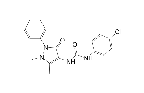 N-(4-chlorophenyl)-N'-(1,5-dimethyl-3-oxo-2-phenyl-2,3-dihydro-1H-pyrazol-4-yl)urea