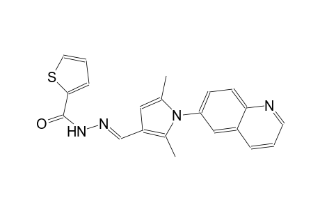 N'-{(E)-[2,5-dimethyl-1-(6-quinolinyl)-1H-pyrrol-3-yl]methylidene}-2-thiophenecarbohydrazide