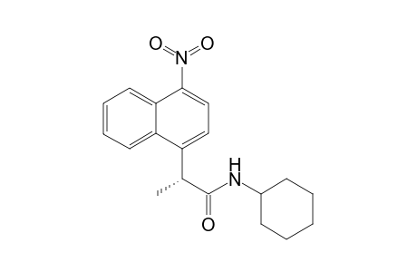 (R)-1-nitro-4-[N-1-cyclohexylcarboxamido-1-ethyl]naphthalene