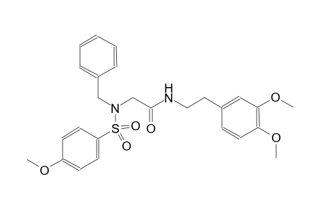 2-{benzyl[(4-methoxyphenyl)sulfonyl]amino}-N-[2-(3,4-dimethoxyphenyl)ethyl]acetamide