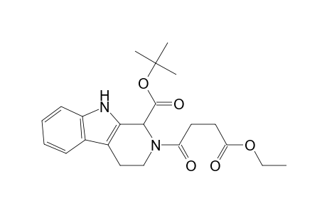 1-(t-Butoxycarbonyl)-2-(3-ethoxycarbonyl-1-oxopropyl)-1,2,3,4-tetrahydro-.beta.-carboline