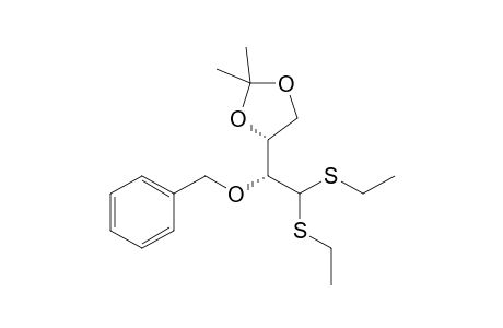 2-O-Benzyl-3,4-O-isopropylidene-D-erythrose diethyldithioacetal