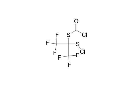 Carbonochloridothioic acid, S-[1-(chlorothio)-2,2,2-trifluoro-1-(trifluoromethyl)ethyl]ester