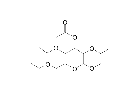 Methyl 3-O-acetyl-2,4,6-tri-O-ethyl-.alpha.-d-mannopyranoside