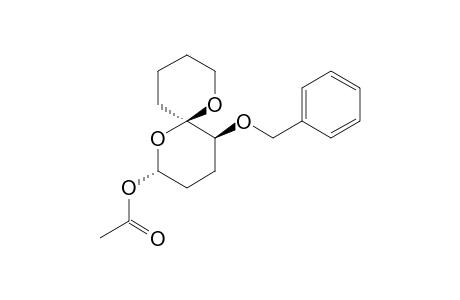 (2R*,5R*,6S*)-2-ACETOXY-5-BENZYLOXY-1,7-DIOXASPIRO-[5.5]-UNDECAN