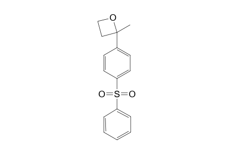 2-Methyl-2-[4-(phenylsulfonyl)phenyl]oxetane