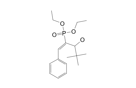 (E)-2-diethoxyphosphoryl-4,4-dimethyl-1-phenylpent-1-en-3-ol