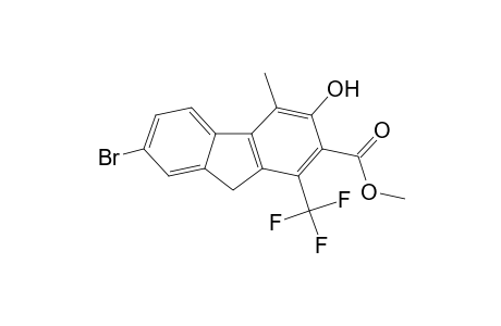 Methyl 7-bromo-3-hydroxy-4-methyl-1-(trifluoromethyl)-9H-fluorene-2-carboxylate