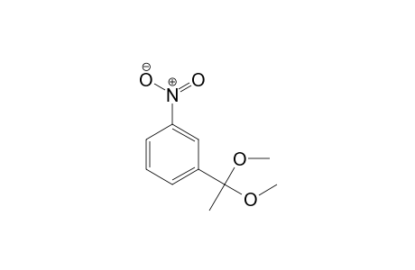 Benzene, 1-(1,1-dimethoxyethyl)-3-nitro-