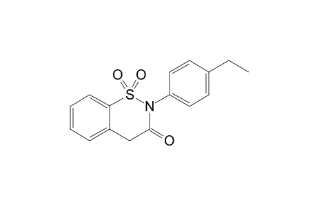 3,4-Dihydro-2-(4-ethylphenyl)-2H-1,2-benzo[e]thiazine 1,1-dioxide