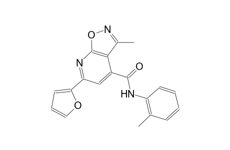 isoxazolo[5,4-b]pyridine-4-carboxamide, 6-(2-furanyl)-3-methyl-N-(2-methylphenyl)-