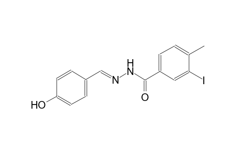 N'-[(E)-(4-hydroxyphenyl)methylidene]-3-iodo-4-methylbenzohydrazide