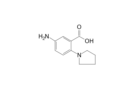 5-Amino-2-(1-pyrrolidinyl)benzoic acid