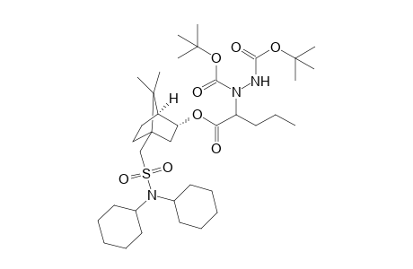 [(1S,2R)-10-(N,N-dicyclohexylaminosulfonyl)born-2-yl][(2S)-2-(N,N'-di-t-butoxycarbonyl)hydrazinovalerate