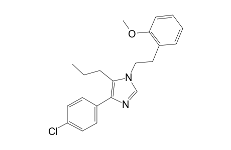 4-(4-Chlorophenyl)-1-(2-methoxyphenethyl)-5-propyl-1H-imidazole