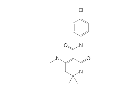 4'-CHLORO-1,2,5,6-TETRAHYDRO-6,6-DIMETHYL-4-METHYLAMINO-2-OXOPYRIDINE-3-CARBOXANILIDE