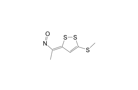 (5Z)-3-methylsulfanyl-5-(1-nitrosoethylidene)dithiole