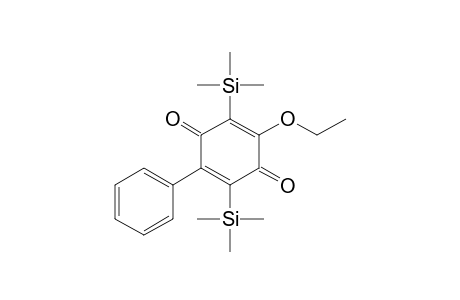 2-Ethoxy-5-phenyl-3,6-bis(trimethylsilyl)-1,4-benzoquinone