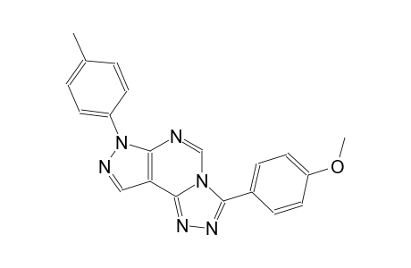 3-(4-methoxyphenyl)-7-(4-methylphenyl)-7H-pyrazolo[4,3-e][1,2,4]triazolo[4,3-c]pyrimidine