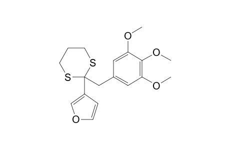 3-[2'-(3",4",5"-Trimethoxybenzyl)-[1,3]dithian-2'-yl]furan