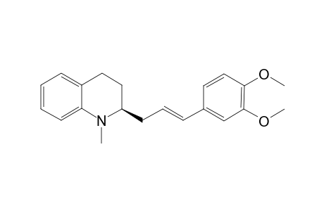 (S,E)-2-[3-(3,4-Dimethoxyphenyl)allyl]-1-methyl-1,2,3,4-tetrahydroquinoline