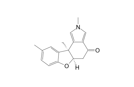 cis-2,5,5a,10b-Tetrahydro-2,9,10b-trimethyl-4H-benzofuro[3,2-e]isoindol-4-one