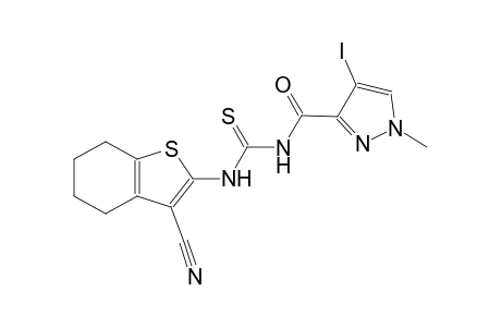 N-(3-cyano-4,5,6,7-tetrahydro-1-benzothien-2-yl)-N'-[(4-iodo-1-methyl-1H-pyrazol-3-yl)carbonyl]thiourea