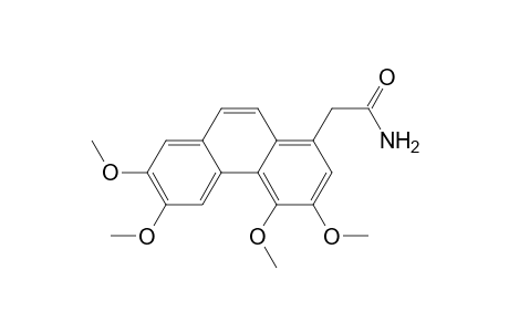 1-Phenanthreneacetamide, 3,4,6,7-tetramethoxy-
