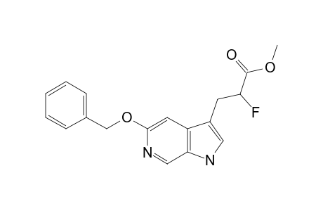 5-BENZYLOXY-3-(2-FLUORO-METHOXYCARBONYL-ETHENYL)-1H-PYRROLO-[2,3-C]-PYRIDINE