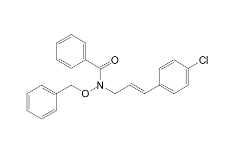N-(4-Chlorocinnamyl)-N-(benzyloxy)benzamide