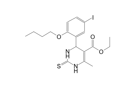 ethyl 4-(2-butoxy-5-iodophenyl)-6-methyl-2-thioxo-1,2,3,4-tetrahydro-5-pyrimidinecarboxylate