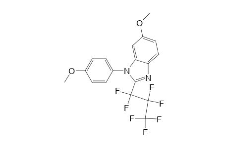 2-(1,1,2,2,3,3,3-heptafluoropropyl)-6-methoxy-1-(4-methoxyphenyl)benzimidazole