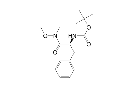 Tert-Butyl (S)-{1-[Methoxy(methyl)amino]-1-oxo-3-phenylpropan-2-yl}carbamate