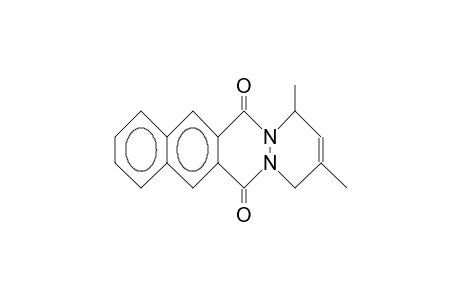 1,3-Dimethyl-1,4-dihydro-benzo(G)pyridazino(1,2-B)phthalazine-6,13-dione