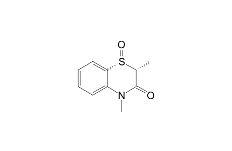 cis-(1R,2R)-3,4-Dihydro-2,4-dimethyl-3-oxo-2H-1,4-benzothiazin-1-oxide