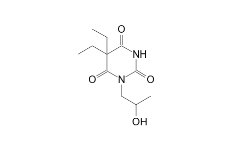 5,5-diethyl-1-(2-hydroxypropyl)barbituric acid